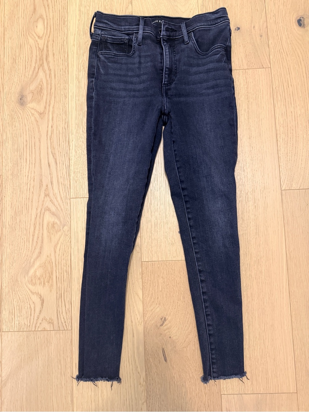 Denim Forum Black High-Rise Skinny Jeans